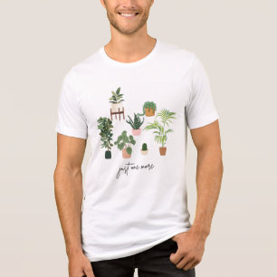 T-shirt En Tri-matière Juste une chemise Plante de plus, Plante amant pla