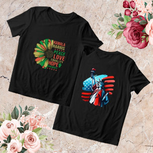 T-shirt En Tri-matière "Kamala Harris" Peace Love Hope Equality Diversity
