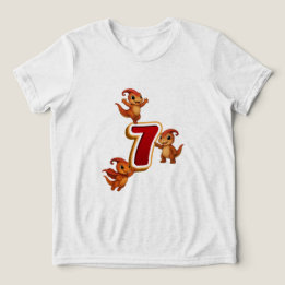 T-shirt En Tri-matière Kammli Dino Birthday Shirt – 7 years