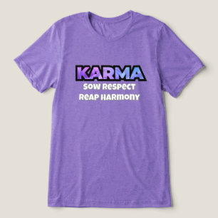 T-shirt En Tri-matière Karma : Chemise T-Shirt Respecte-Chaussure Reap Ha