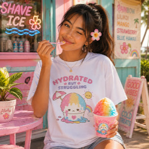 T-shirt En Tri-matière Kawaii Hawaii - Glace râpée