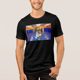 T-shirt En Tri-matière La bosse musculaire de l'homme musclé de SlipperyJ