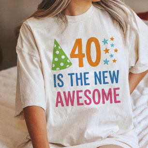 T-shirt En Tri-matière La célébration d'anniversaire 40 ans est incroyabl