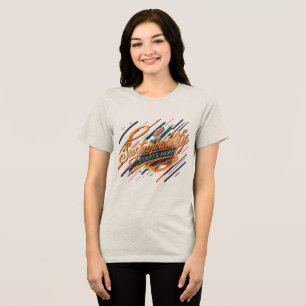T-shirt En Tri-matière "La durabilité commence ici"