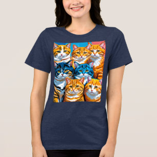 T-shirt En Tri-matière La famille des chats