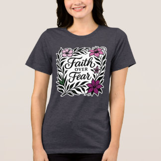 T-shirt En Tri-matière La foi sur la peur Inspiration chrétienne