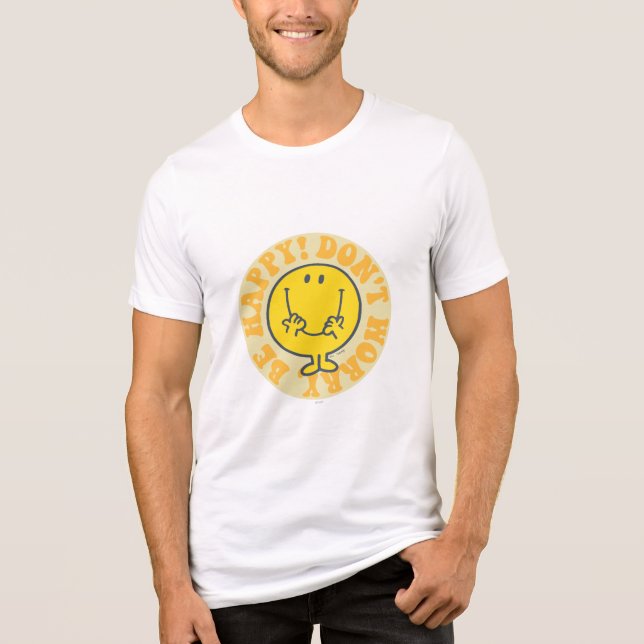 T-shirt En Tri-matière La joyeuse devise de M. Happy (Recto)