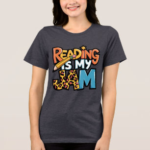 T-shirt En Tri-matière La lecture est ma jambe