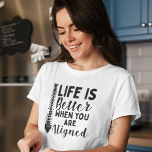 T-shirt En Tri-matière La vie chiropratique est meilleure quand elle est