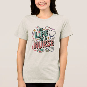 T-shirt En Tri-matière La vie d'une infirmière, drôle de vie d'infirmière