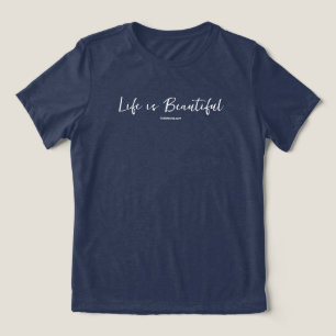 T-shirt En Tri-matière La Vie Est Belle Marque du blog de nom commercia