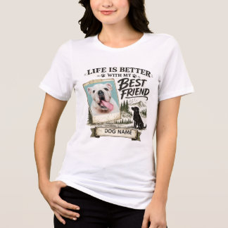 T-shirt En Tri-matière La vie est meilleure avec la photo de mon meilleur