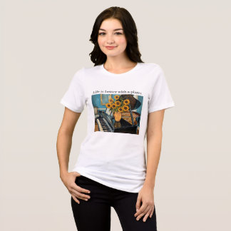 T-shirt En Tri-matière La vie est meilleure avec un piano - bel art !