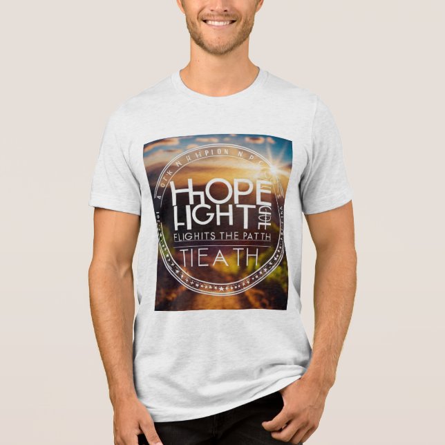 T-shirt En Tri-matière Laisser Briller Votre Lumière (Recto)