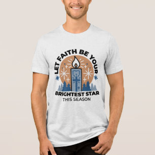 T-shirt En Tri-matière Laisser la foi briller : Thème hiver