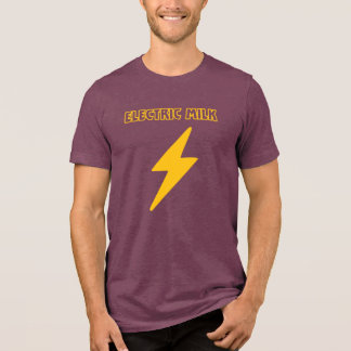 T-shirt En Tri-matière lait électrique (marron et or)