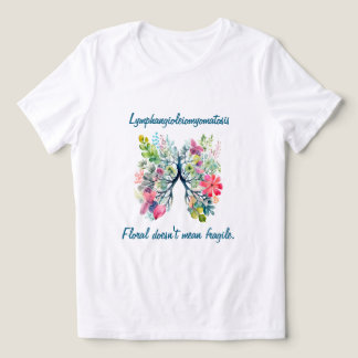 T-shirt En Tri-matière LAM Floral Ne Signifie Pas Fragile Femmes