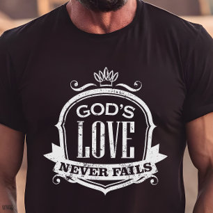 T-shirt En Tri-matière L'amour de Dieu ne faillit jamais Chrétien