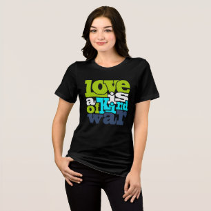 T-shirt En Tri-matière L'amour est une sorte de Chemise Tri-Blend rétro d
