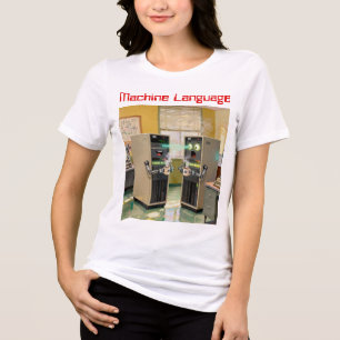 T-shirt En Tri-matière « Langage Machine » - Technologie humoristique    