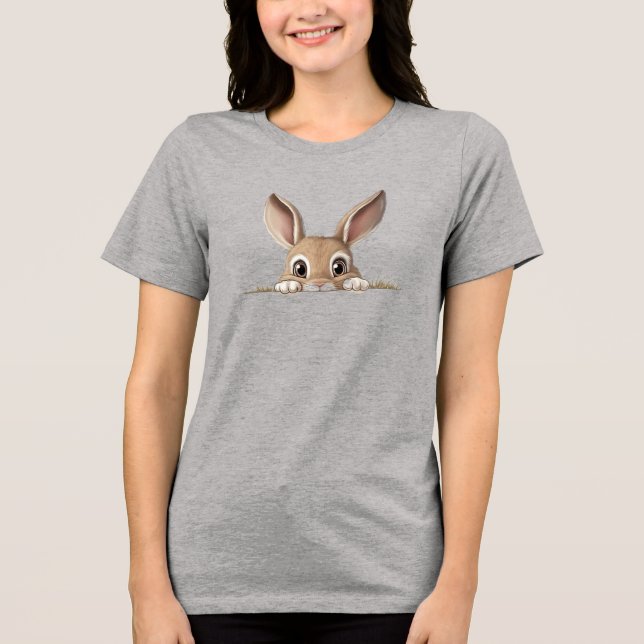 T-shirt En Tri-matière Lapin Cache-Cache (Recto)