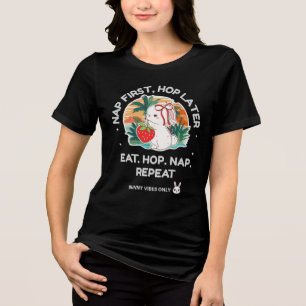 T-shirt En Tri-matière Lapin de rêve aux fraises