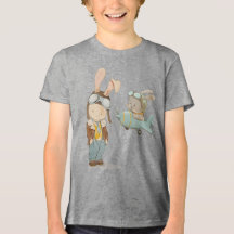 lapins mignons dans le casque d'un pilote