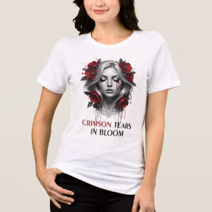 T-shirt En Tri-matière Larmes cramoisies en fleurs