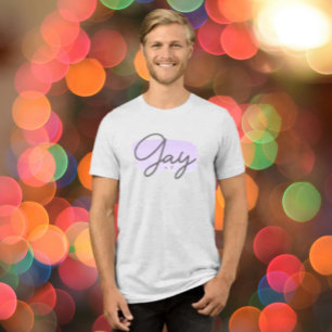 T-shirt En Tri-matière Lavande Gay AF