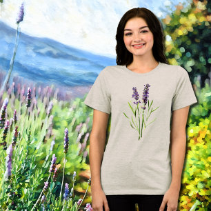 T-shirt En Tri-matière Lavande vintage