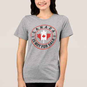 T-shirt En Tri-matière Le Canada n'est pas à vendre EST. 1867 Fier Canadi