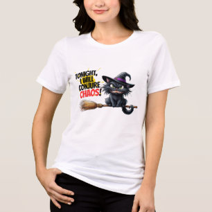 T-shirt En Tri-matière Le chaos des sorciers : les chats noirs en action