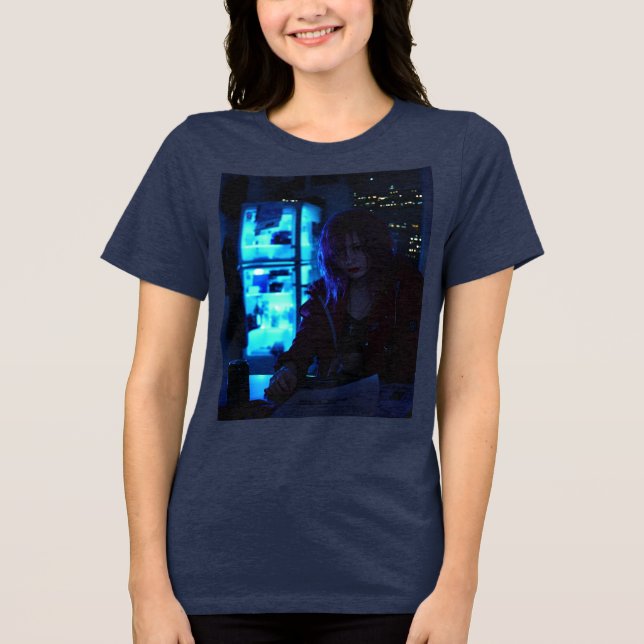 T-shirt En Tri-matière Le dernier d'entre nous Anime Femme Tri-Blend T-Sh (Recto)