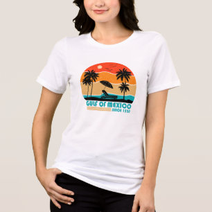 T-shirt En Tri-matière Le golfe du Mexique reste salé vintage