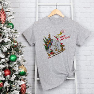 T-shirt En Tri-matière Le Grinch Classique Joyeux Grinchmas !