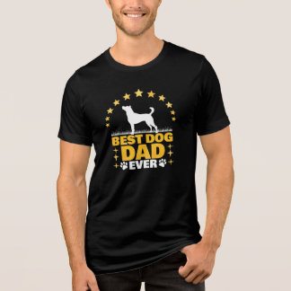 T-shirt En Tri-matière Le meilleur papa de chien du monde