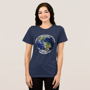 T-shirt En Tri-matière Le Monde Tourne Autour De Moi