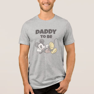 T-shirt En Tri-matière Le papa de la souris Disney Mickey sera Baby showe