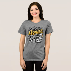 T-shirt En Tri-matière Le silence est d'or