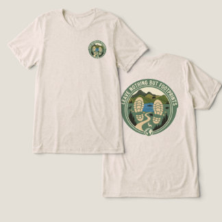 T-shirt En Tri-matière Leave Nothing But Footprints – Eco-Friendly Hiking