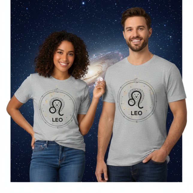 T-shirt En Tri-matière Leo Zodiac Sign Astrology Lion T-Shirt (Créateur téléchargé)