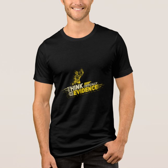 T-shirt En Tri-matière Les examens judiciaires exigent des preuves Penser (Recto)