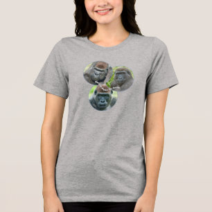T-shirt En Tri-matière Les gorilles me font sourire