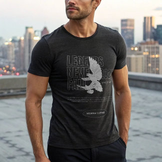 T-shirt En Tri-matière LES LÉGENDES NE JAMAIS TOMBER T-shirt Eagle - Sava
