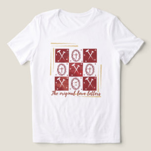 T-shirt En Tri-matière Les Lettres Originelles pour l'Amour ont commencé