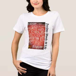 T-shirt En Tri-matière Les mots fournissent un message inspirant pour les