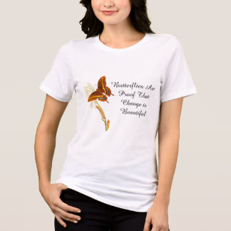 T-shirt En Tri-matière Les papillons sont la preuve que ....– T Shirt pou