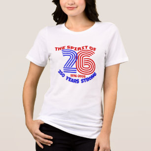 T-SHIRT EN TRI-MATIÈRE L'ESPRIT DE 26:250 ANS FORT