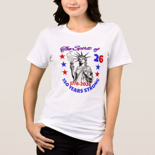 T-SHIRT EN TRI-MATIÈRE L'ESPRIT DE 26:250 ANS FORT