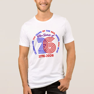 T-SHIRT  EN TRI-MATIÈRE L'ESPRIT DES 26 : CÉLÉBRER 250 ANS
